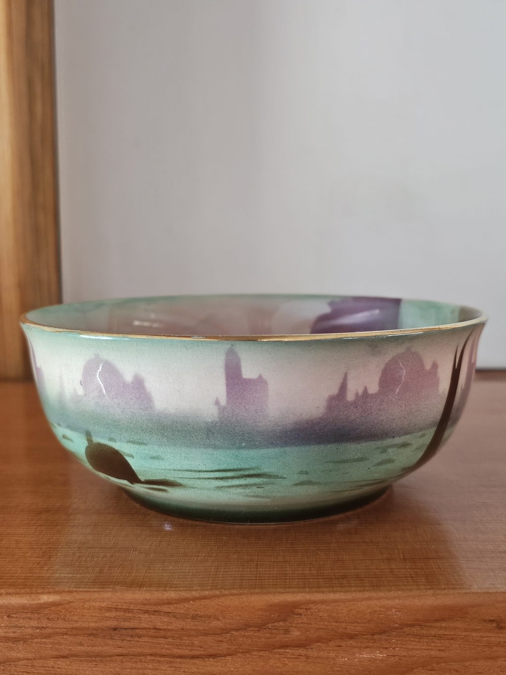 Vintage 1950s Art Deco Venetian Soup Bowl